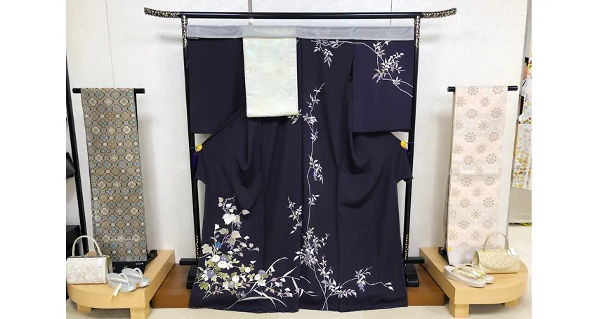 上田市常磐城の着物専門店 着物たちばな上田店は趣味の着物も礼装着の着物も豊富です