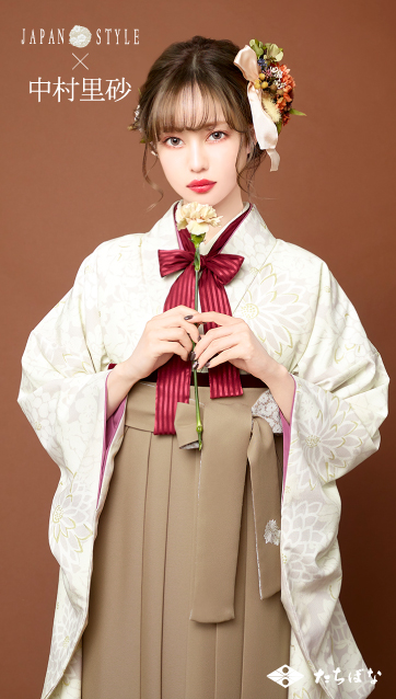 JAPAN STYLE×中村里砂の卒業式袴レンタル｜卒業式の袴ご紹介　21JN-2