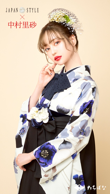 JAPAN STYLE×中村里砂の卒業式袴レンタル｜卒業式の袴ご紹介　21JN-3