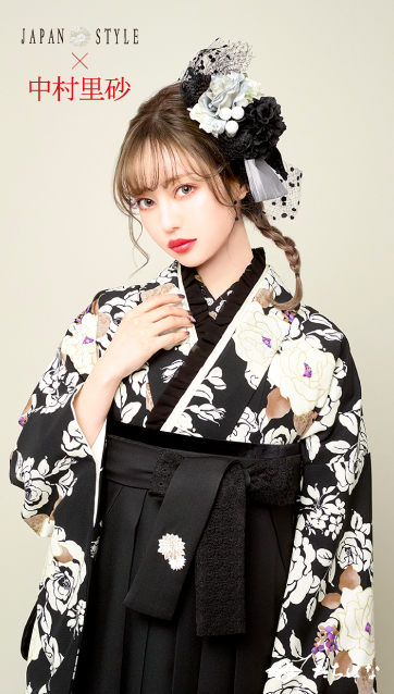 JAPAN STYLE×中村里砂の卒業式袴レンタル｜卒業式の袴ご紹介　21JN-5