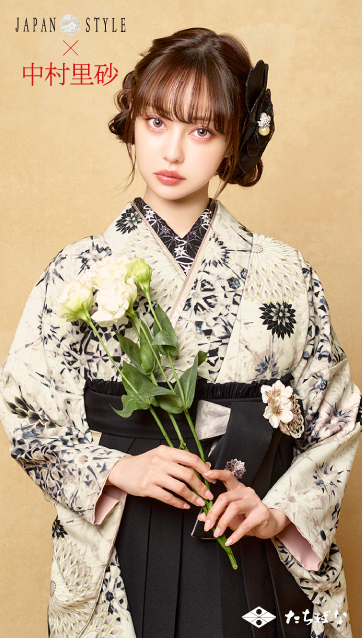 JAPAN STYLE×中村里砂の卒業式袴レンタル｜卒業式の袴ご紹介　JN-34