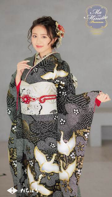 振り袖（美人画・A2サイズ） 振り袖（美人画・A2サイズ） 横山 藍/ Ai Yokoyama | . mywork