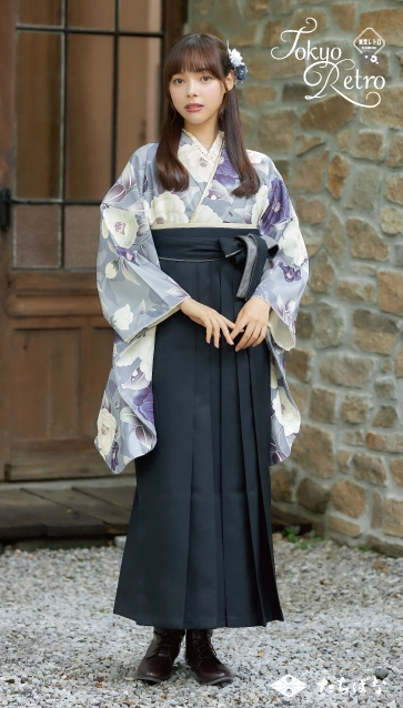 東京レトロの卒業式袴レンタル｜卒業式の袴ご紹介　MN-315
