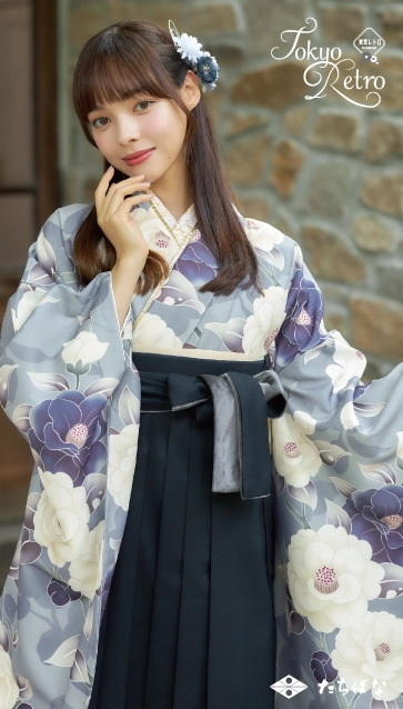 東京レトロの卒業式袴レンタル｜卒業式の袴ご紹介　MN-315