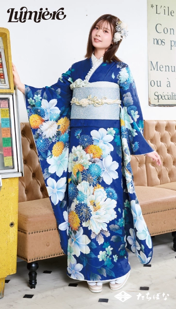 星乃夢奈×Lumiere”の振袖-水色｜成人記念の新作振袖ご紹介 LF-01