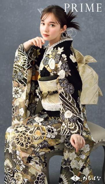 マーシュ彩×PRIME（プリム）-黒|ハタチ記念の新作振袖ご紹介　PR-23