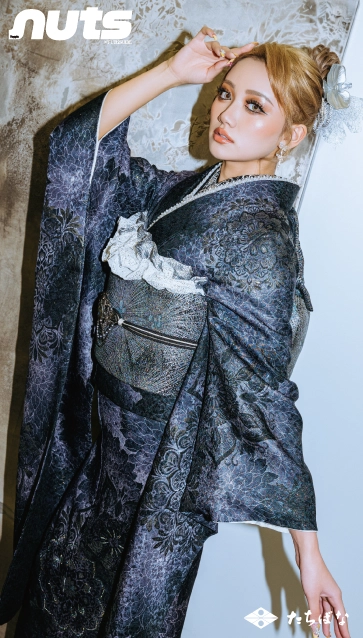 りおん×nuts（ナッツ）-黒|ハタチ記念の新作振袖ご紹介　nt-802