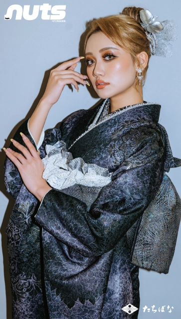 りおん×nuts（ナッツ）-黒|ハタチ記念の新作振袖ご紹介　nt-802