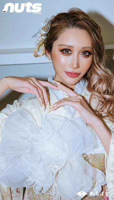 みう×nuts（ナッツ）-白|ハタチ記念の新作振袖ご紹介　nt-803