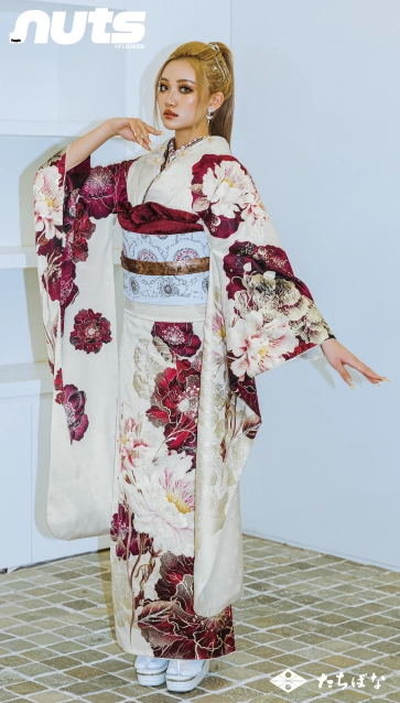 りおん×nuts（ナッツ）-白|ハタチ記念の新作振袖ご紹介　nt-807