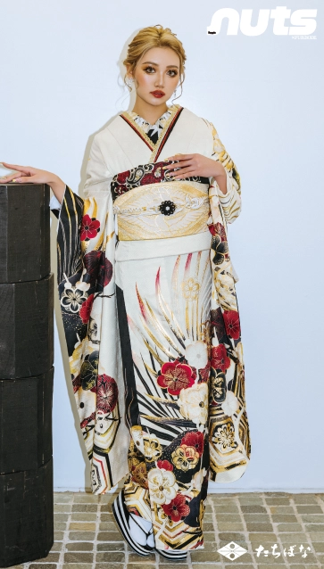 りおん×nuts（ナッツ）-白|ハタチ記念の新作振袖ご紹介　nt-808