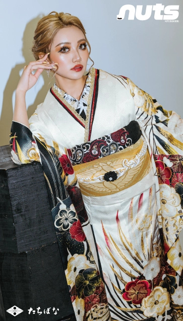 りおん×nuts（ナッツ）-白|ハタチ記念の新作振袖ご紹介　nt-808
