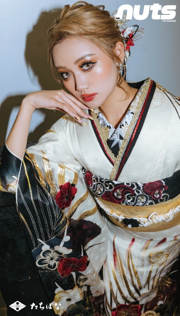 りおん×nuts（ナッツ）-白|ハタチ記念の新作振袖ご紹介　nt-808