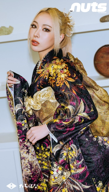 原ちゃん×nuts（ナッツ）-紫|ハタチ記念の新作振袖ご紹介　nt-810