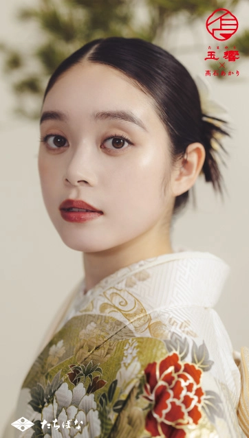 玉響×髙石あかり-ベージュ|ハタチ記念の新作振袖ご紹介　TA-806