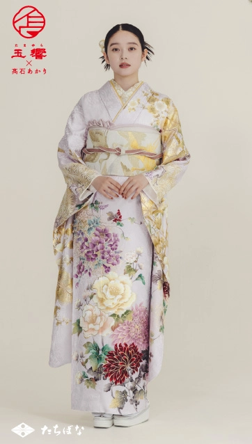 玉響×髙石あかり-ピンク|ハタチ記念の新作振袖ご紹介　TA-808