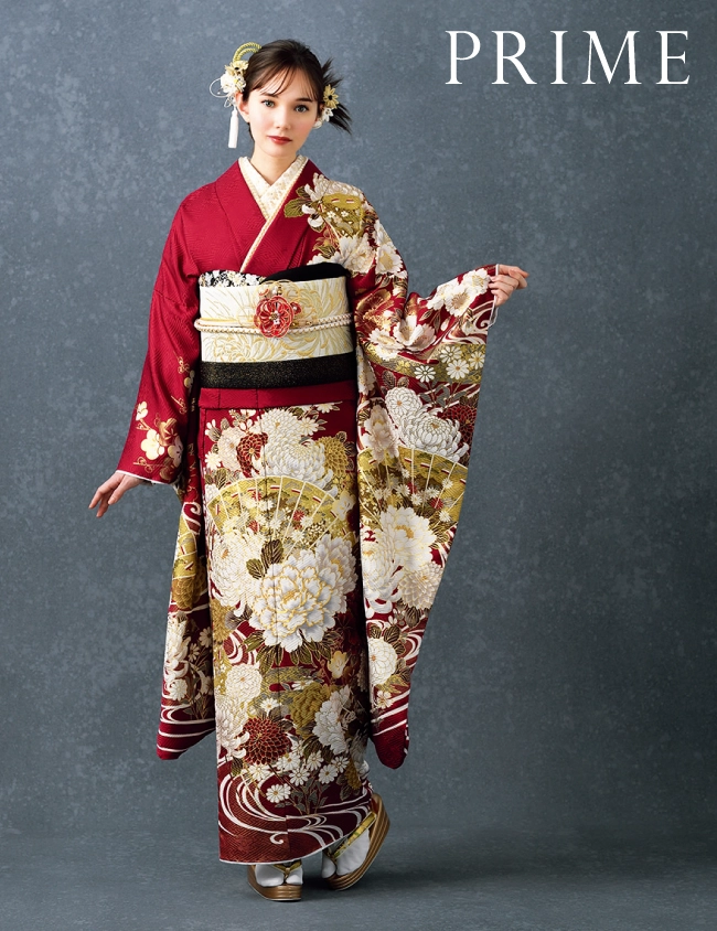 赤の振袖 マーシュ彩 ｜PR-27