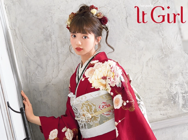 赤の振袖 イットガール ｜IT-2510