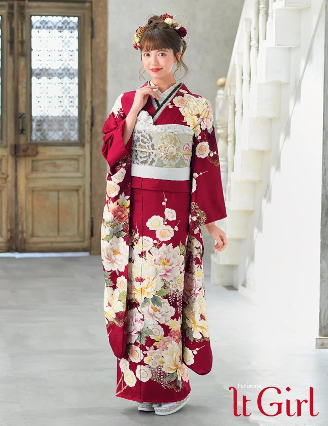 赤の振袖 イットガール ｜IT-2510
