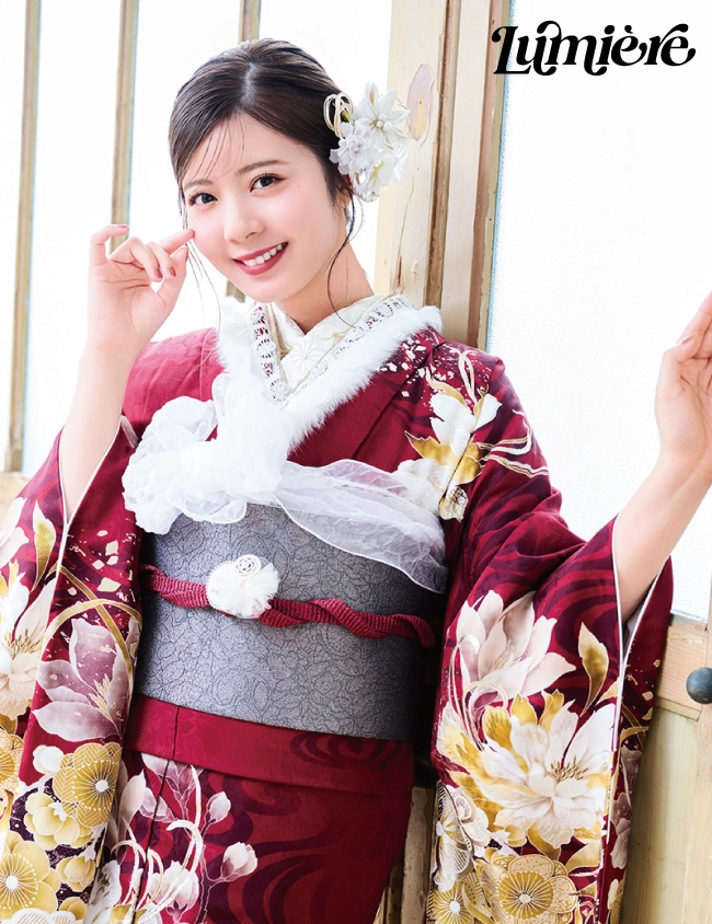 赤の振袖 星乃夢奈 ｜LF-11