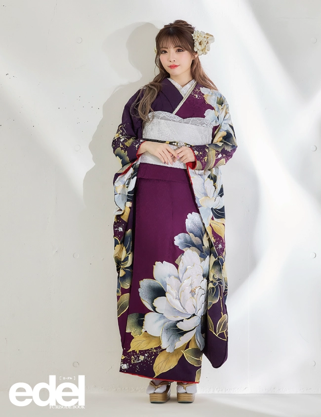 赤の振袖 エーデル ｜E-511