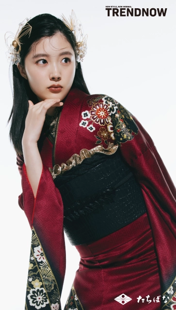 川床明日香 ×TRENDNOW（トレンドナウ）の振袖-赤|ハタチ記念の新作振袖ご紹介　TN-263