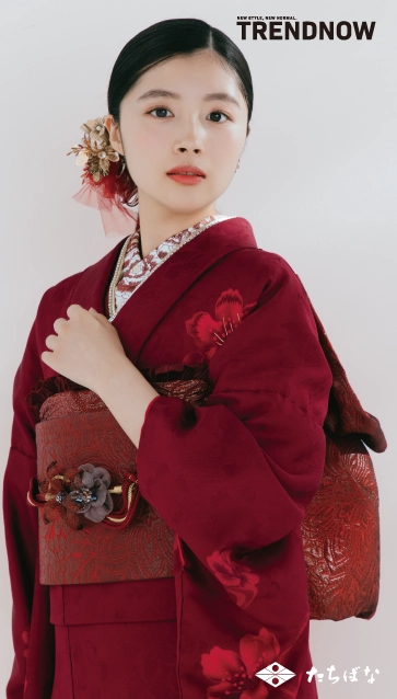 川床明日香 ×TRENDNOW（トレンドナウ）の振袖-赤|ハタチ記念の新作振袖ご紹介　TN-270