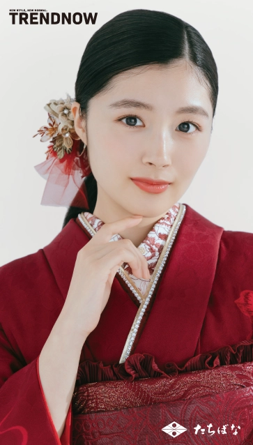 川床明日香 ×TRENDNOW（トレンドナウ）の振袖-赤|ハタチ記念の新作振袖ご紹介　TN-270