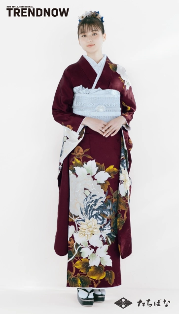 菊池日菜子 ×TRENDNOW（トレンドナウ）の振袖-赤|ハタチ記念の新作振袖ご紹介　TN-273