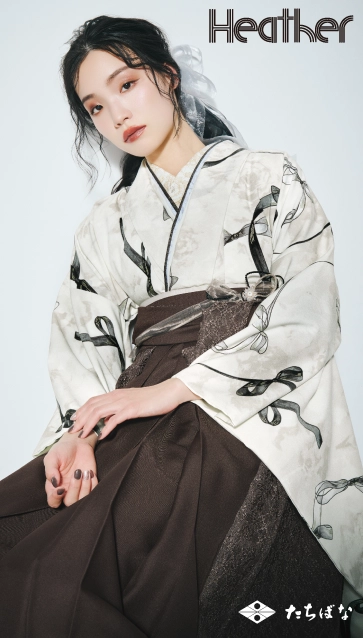 “Heather”の卒業式袴レンタル｜卒業式の袴ご紹介　HN-51