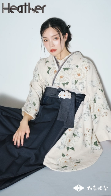 “Heather”の卒業式袴レンタル｜卒業式の袴ご紹介　HN-53