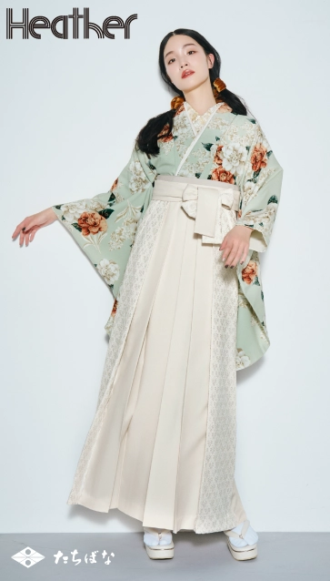 “Heather”の卒業式袴レンタル｜卒業式の袴ご紹介　HN-55