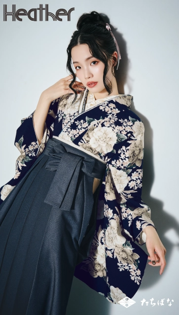 “Heather”の卒業式袴レンタル｜卒業式の袴ご紹介　HN-56