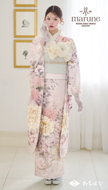 marune-ピンク|ハタチ記念の新作振袖ご紹介 M-601