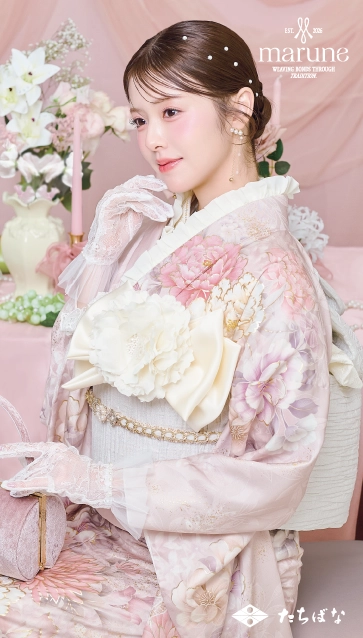 marune-ピンク|ハタチ記念の新作振袖ご紹介 M-601