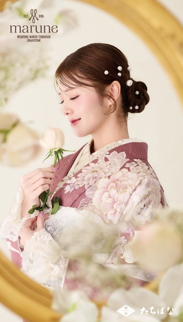 marune-ピンク|ハタチ記念の新作振袖ご紹介 M-602