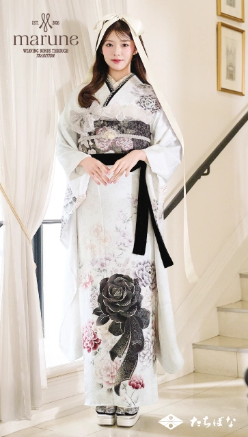 marune-白|ハタチ記念の新作振袖ご紹介 M-603