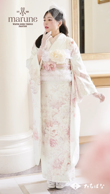 marune-白|ハタチ記念の新作振袖ご紹介　M-605