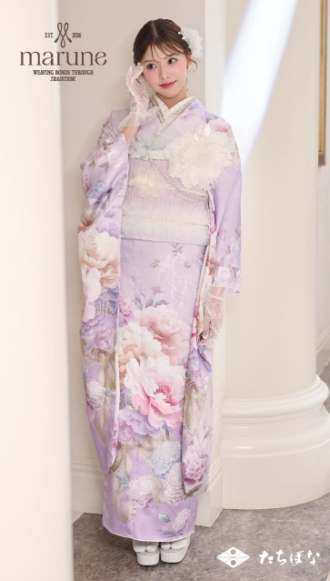 marune-薄紫|ハタチ記念の新作振袖ご紹介　M-609