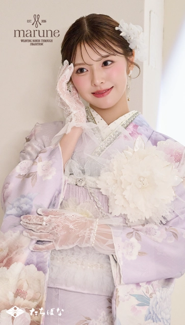 marune-薄紫|ハタチ記念の新作振袖ご紹介 M-609