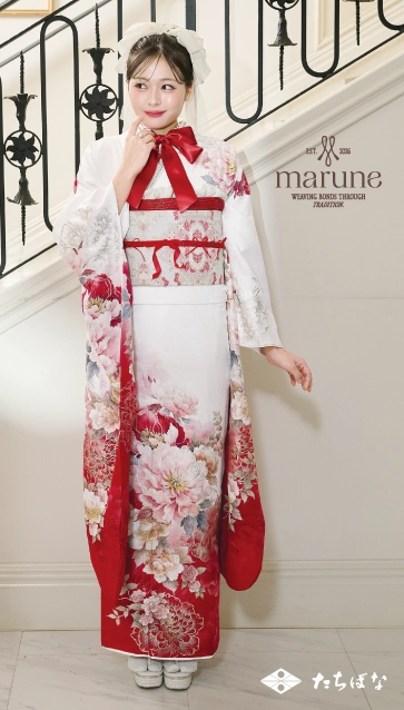 marune-白|ハタチ記念の新作振袖ご紹介 M-610