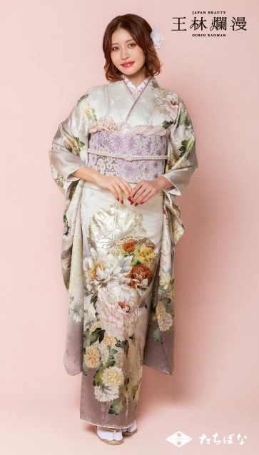 王林爛漫-ベージュ|ハタチ記念の新作振袖ご紹介　OR-342