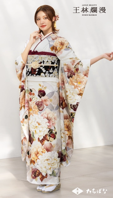王林爛漫-白|ハタチ記念の新作振袖ご紹介　OR-348