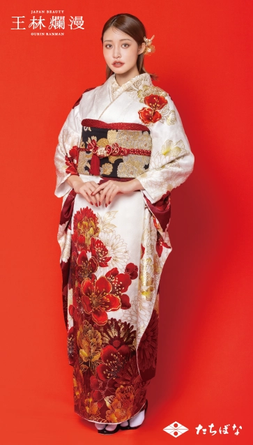 王林爛漫-白|ハタチ記念の新作振袖ご紹介　OR-349