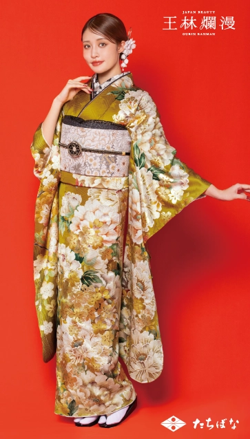 王林爛漫-黄緑|ハタチ記念の新作振袖ご紹介　OR-351
