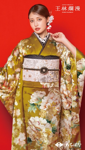 王林爛漫-黄緑|ハタチ記念の新作振袖ご紹介 OR-351