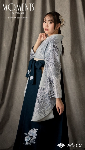 “MOMENTS”の卒業式袴レンタル｜卒業式の袴ご紹介　OMN-2