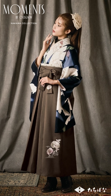 “MOMENTS”の卒業式袴レンタル｜卒業式の袴ご紹介　OMN-3