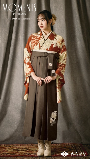 “MOMENTS”の卒業式袴レンタル｜卒業式の袴ご紹介　OMN-6