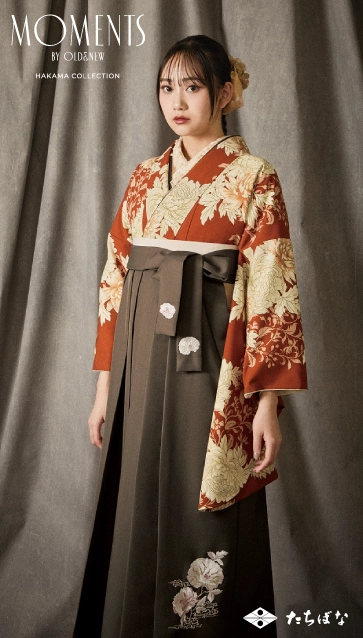 “MOMENTS”の卒業式袴レンタル｜卒業式の袴ご紹介　OMN-6